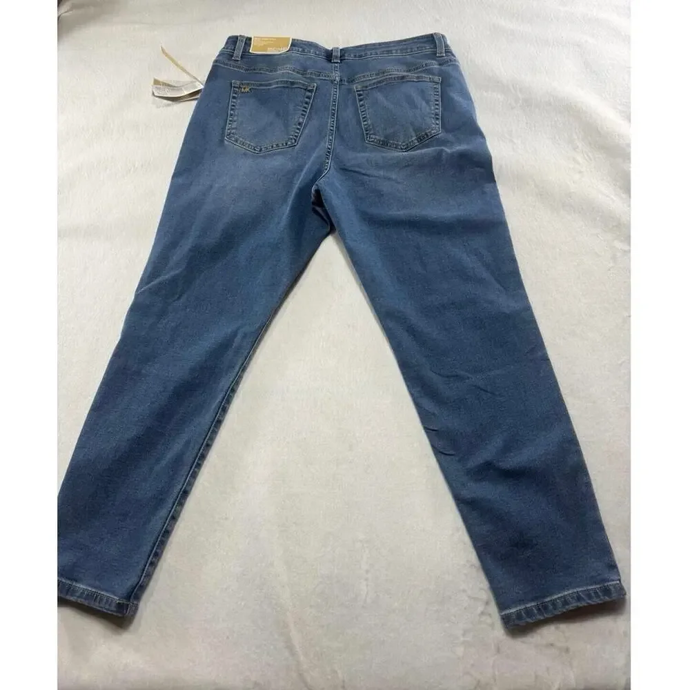 Michael Kors Selma Cali Blu Wash Skinny Ankle Size 12